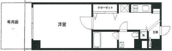 新江古田駅 徒歩6分 1階の物件間取画像